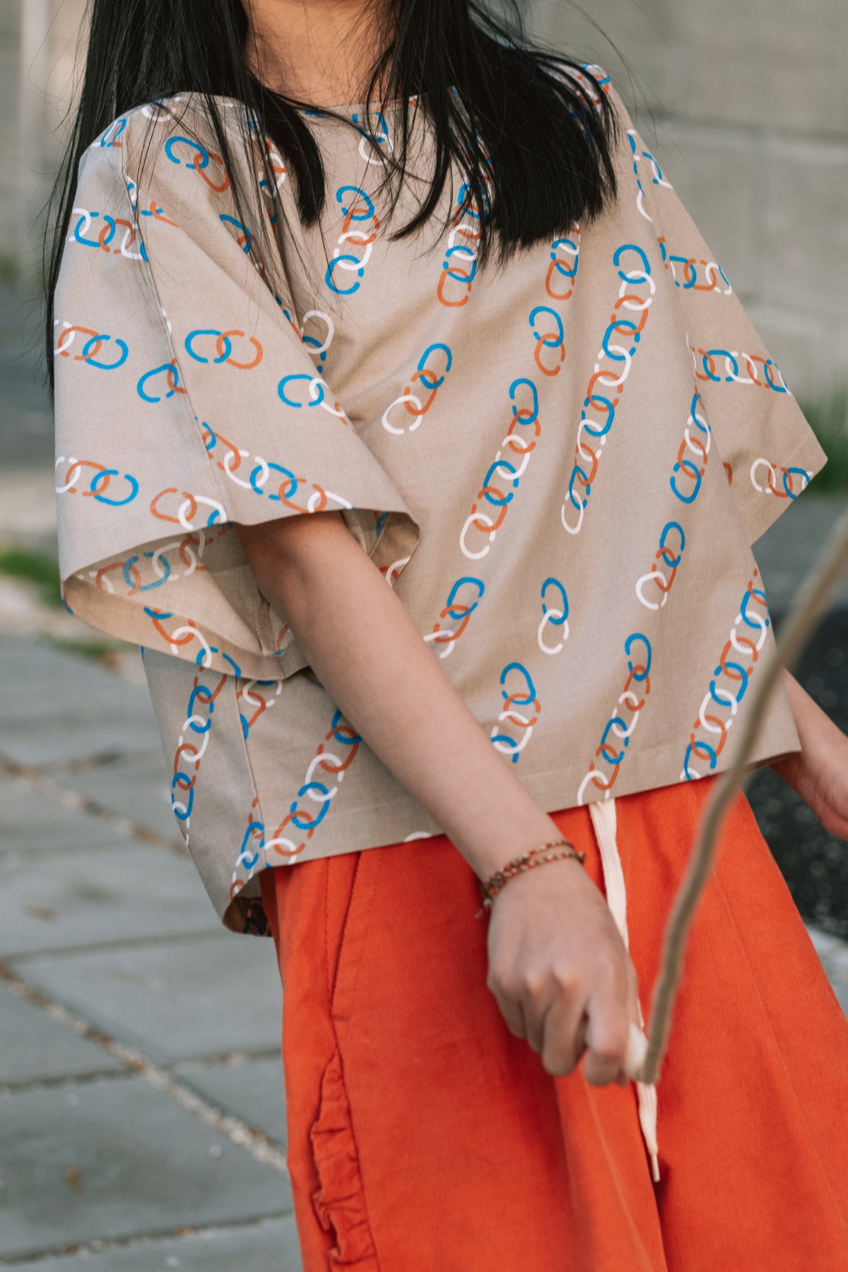 céčka dievčenský top