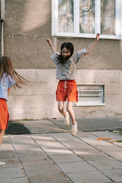 volániky dievčenské kraťasy