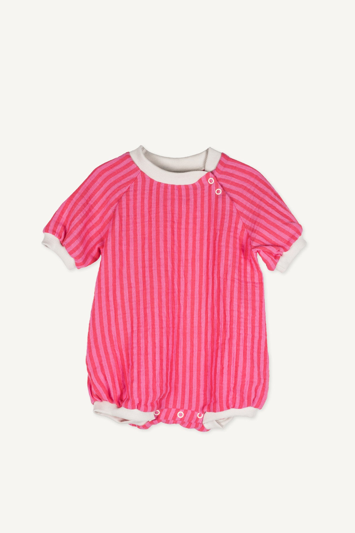 koralový mušelíno detské oversize body