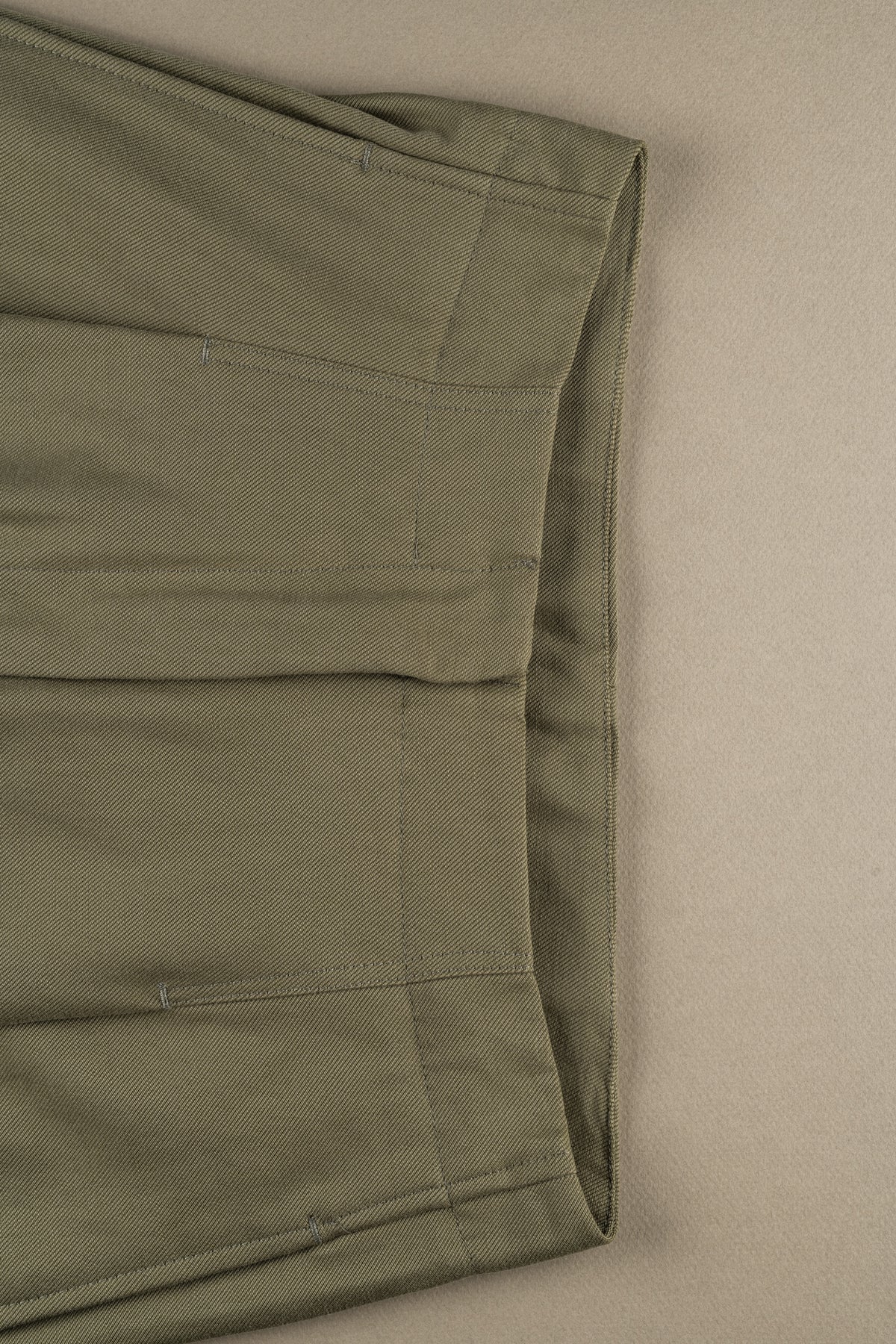 khaki barrelíny dámske nohavice