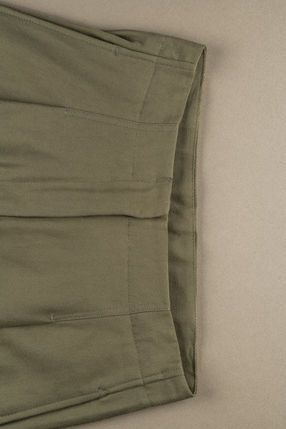 khaki barrelíny dámske nohavice