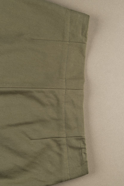 khaki barrelíny dámske nohavice