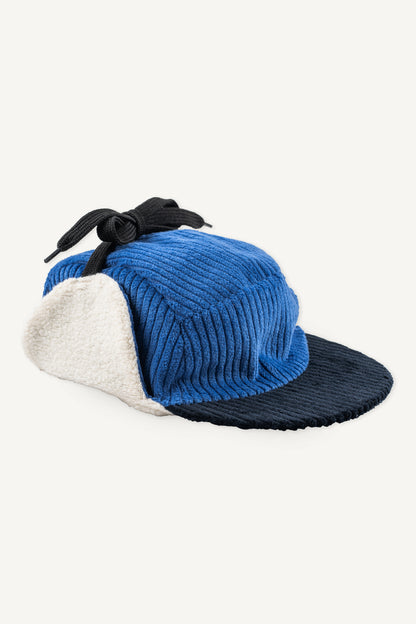 kobaltová winterka detská čiapka