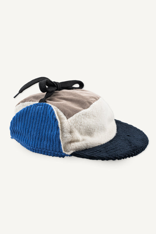 kobaltová winterka detská čiapka