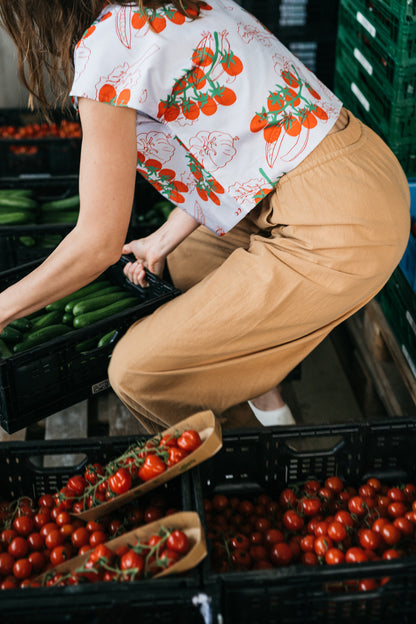 pomodoro dámsky crop top
