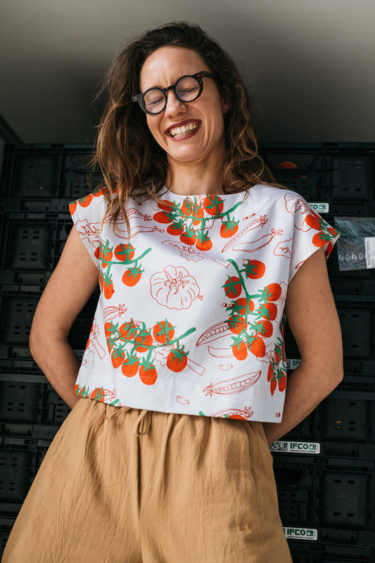 pomodoro dámsky crop top