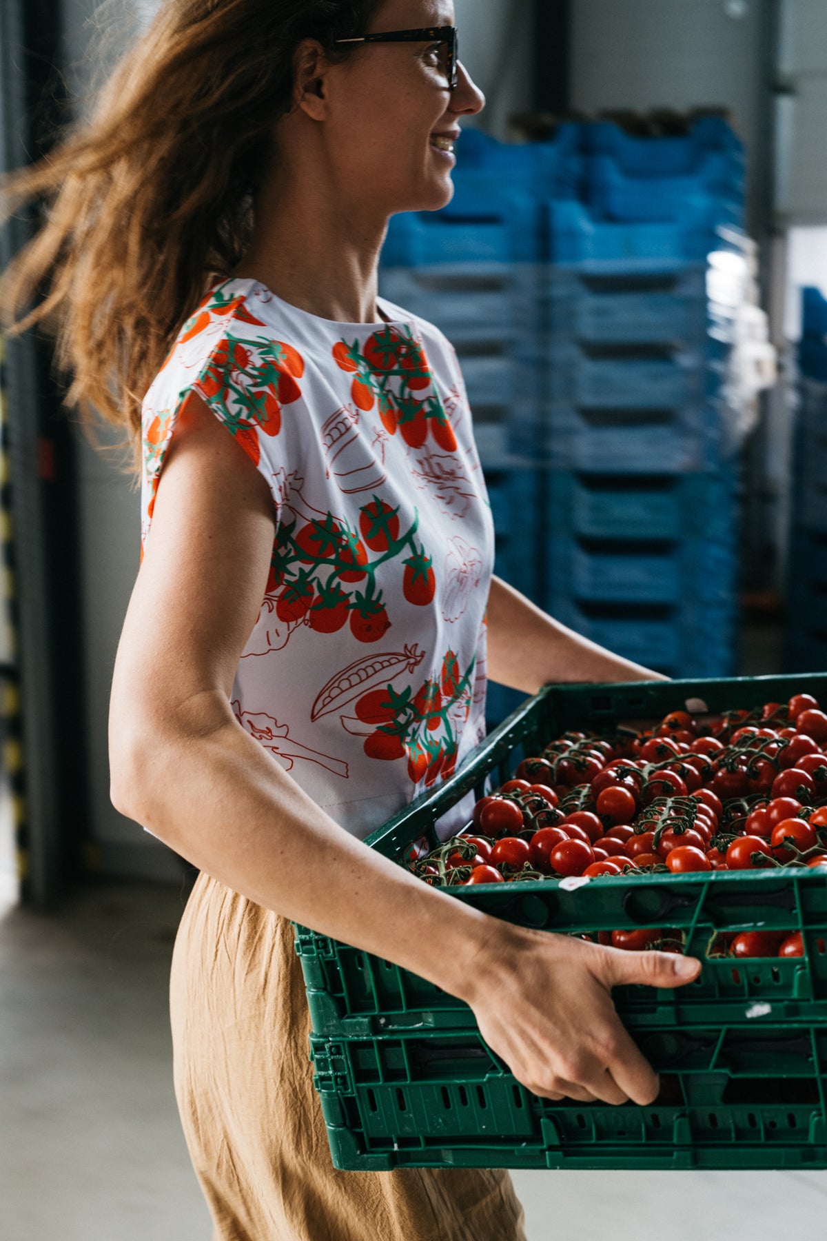 pomodoro dámsky crop top