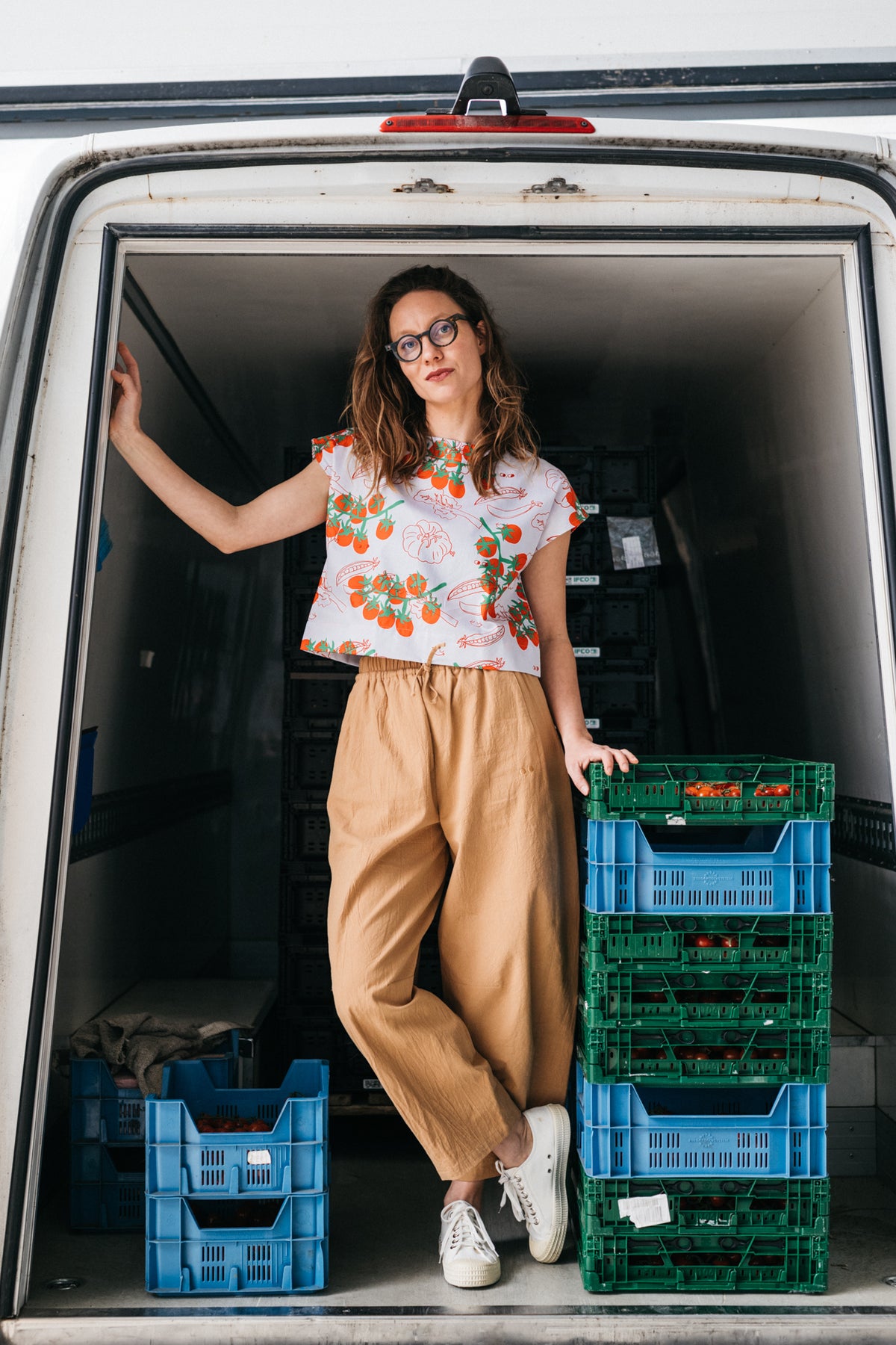 pomodoro dámsky crop top