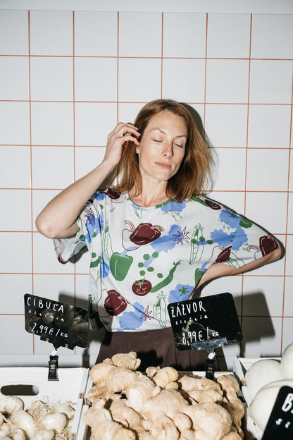 zelovocko dámske tričko