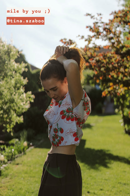 pomodoro dámsky crop top