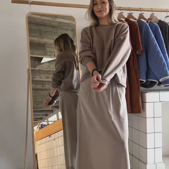 kávová nežienka dámska mikina
