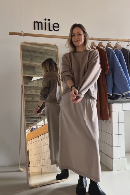 kávová nežienka dámska mikina